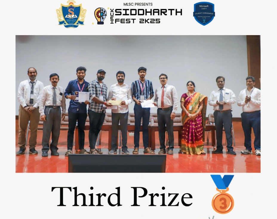 Siddharth Hackfest 2k25 photo 1